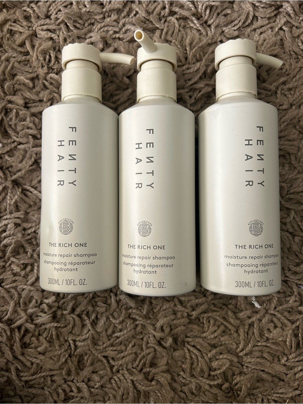 Fenty Hair- The Rich One Moisture Repair Shampoo - Cream- 3 pack